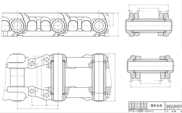 Drilling rigs Idler Drawing