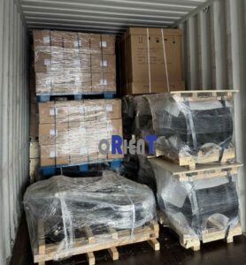 Hitachi KH180-3 idler, sprocket and Bauer BG28 idler shipment