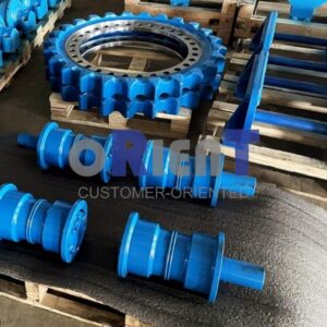 Carrier roller for Bauer MBG12 drilling rig