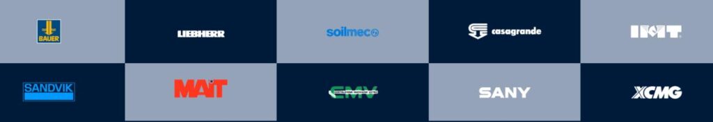 Available bands for undercarriage parts
