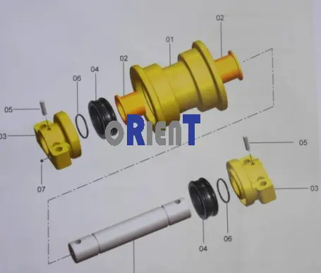 Structure of track roller