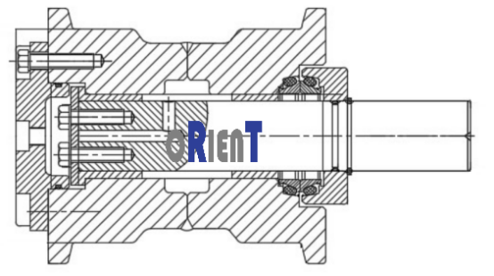 Structure of upper roller
